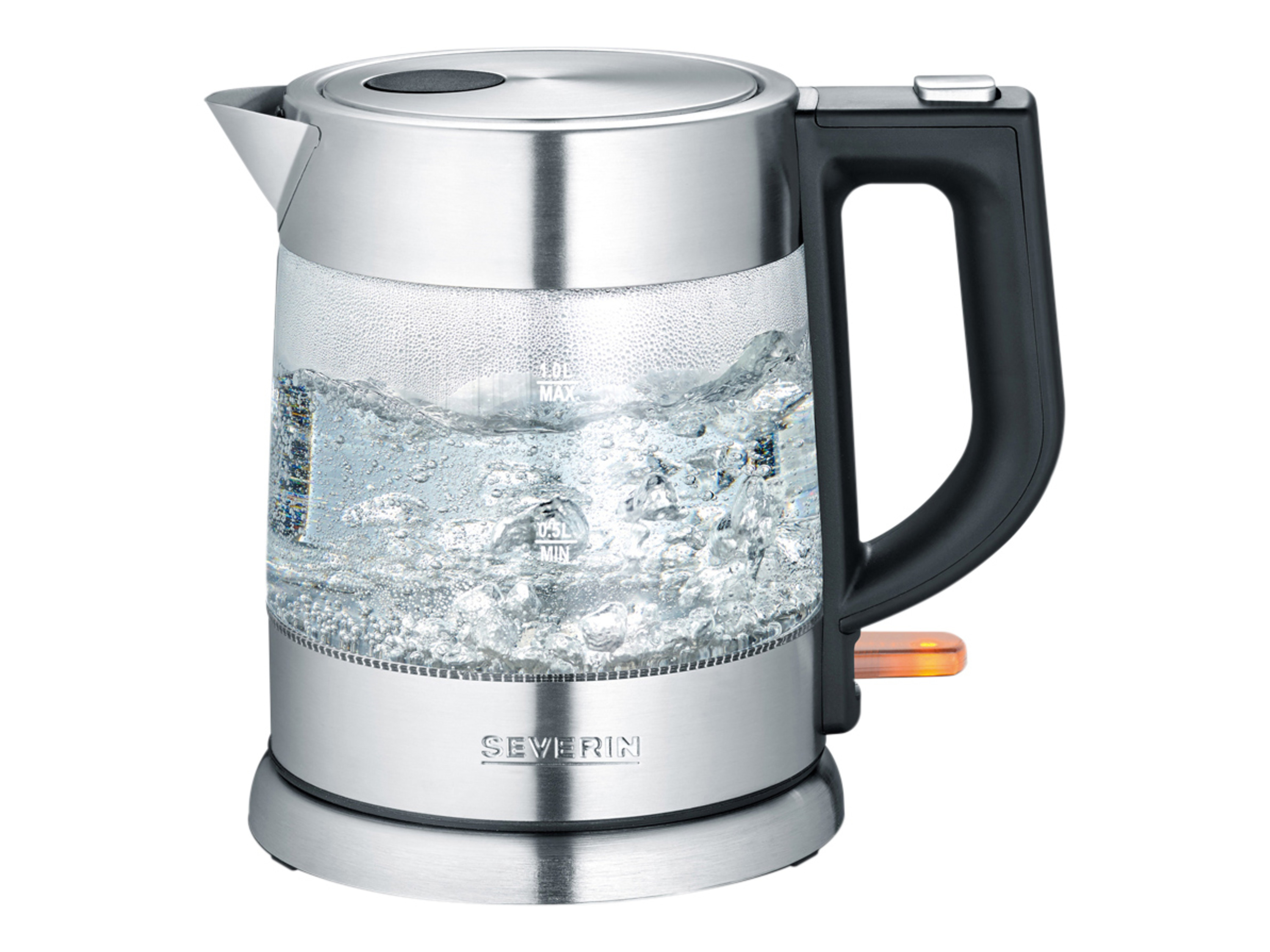 Severin WK 3468 Bouilloire protection contre la surchauffe acier inoxydable Contenance: 1 l
