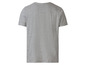 Ein graues T-Shirt mit kurzen Ärmeln.