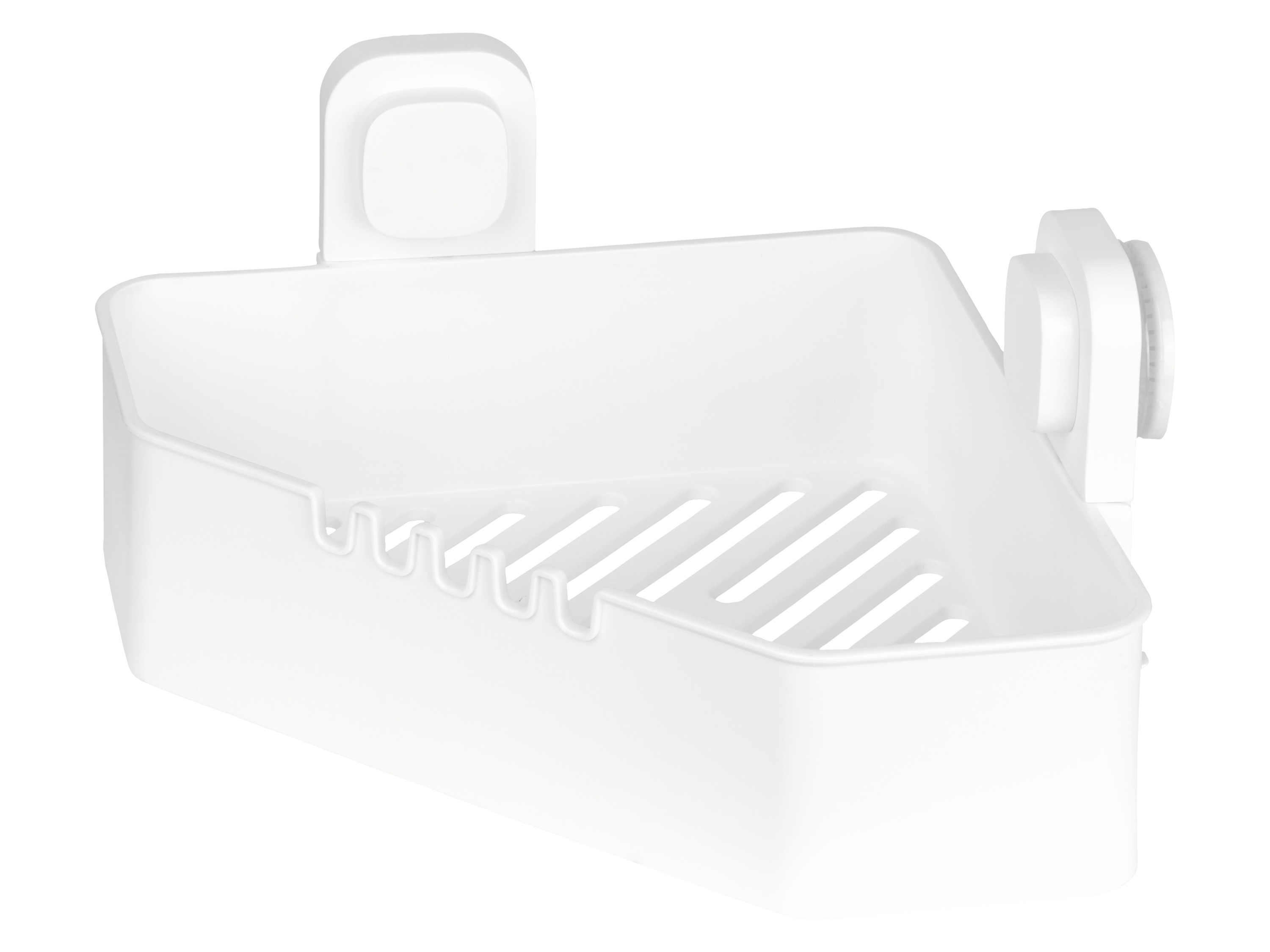 LIVARNO home Handtuchhalter/ Eckregal/ Korb mit Saugnapf (Eckregal)““ | 04052916281345