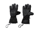 CRIVIT Premium-Skihandschuhe: Schwarze Skihandschuhe mit verstellbaren Manschetten und Logo.