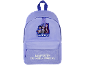 Lilafarbener Rucksack mit K-Pop-Dämonenjägerinnen-Motiv