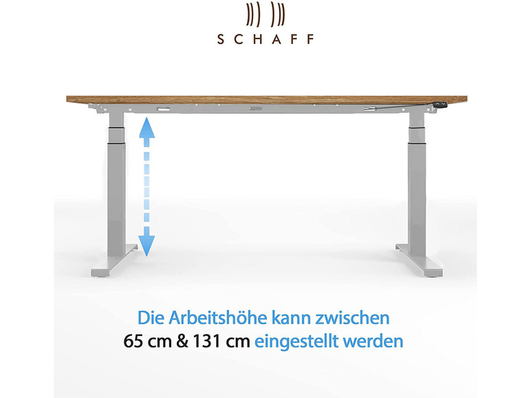 Gehe zu Vollbildansicht: Schaff Schreibtisch »LifeUp You«, elektrisch stufenlos höhenverstellbar - Bild 258