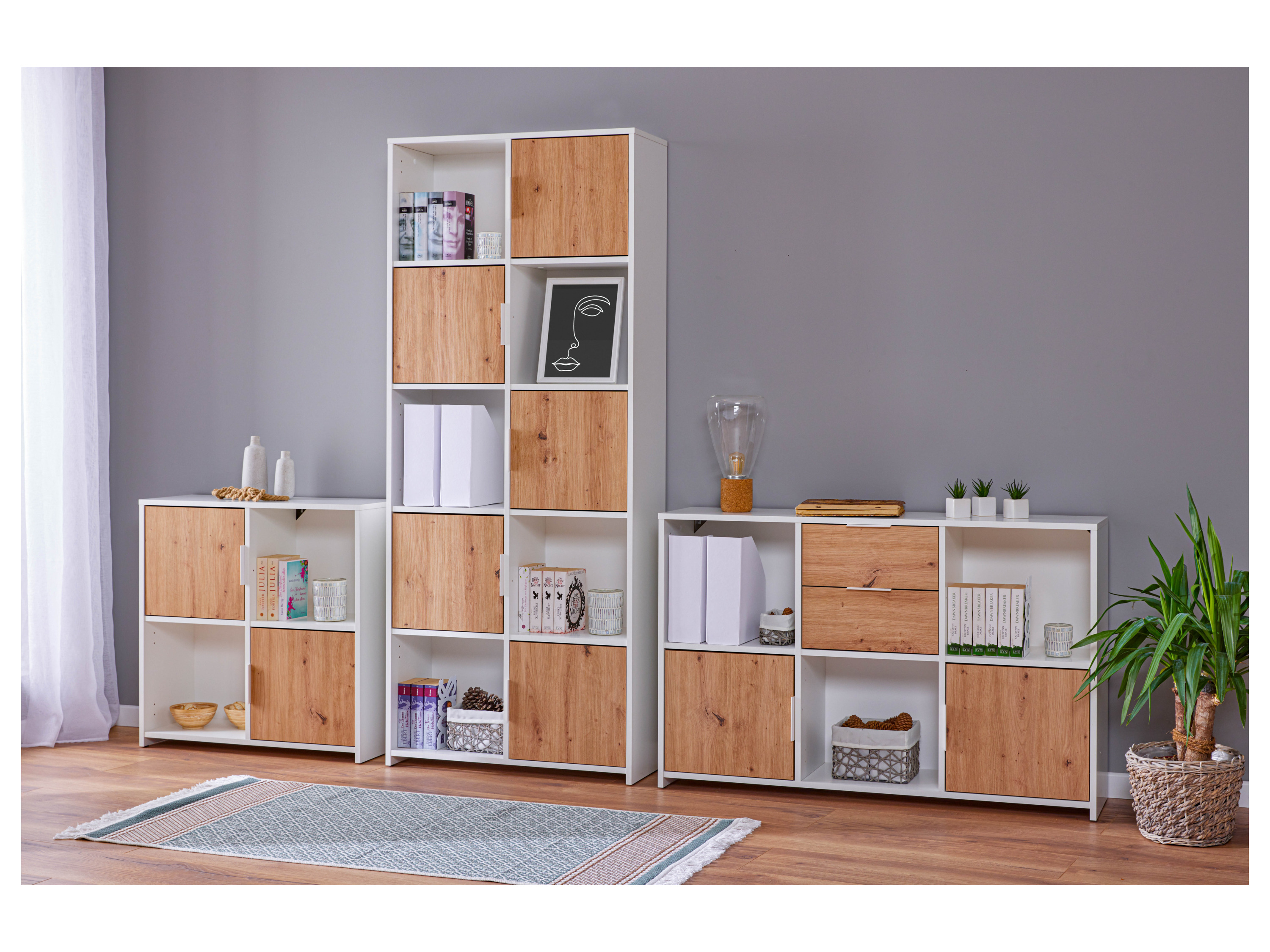 Thumbnail - Inter Link Bücherregal »Pepeto«, flexibel & individuell erweiterbar (Weiss)