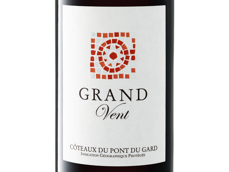 Gehe zu Vollbildansicht: Grand Vent Coteaux du Pont du Gard IGP trocken, Rotwein 2022 - Bild 3