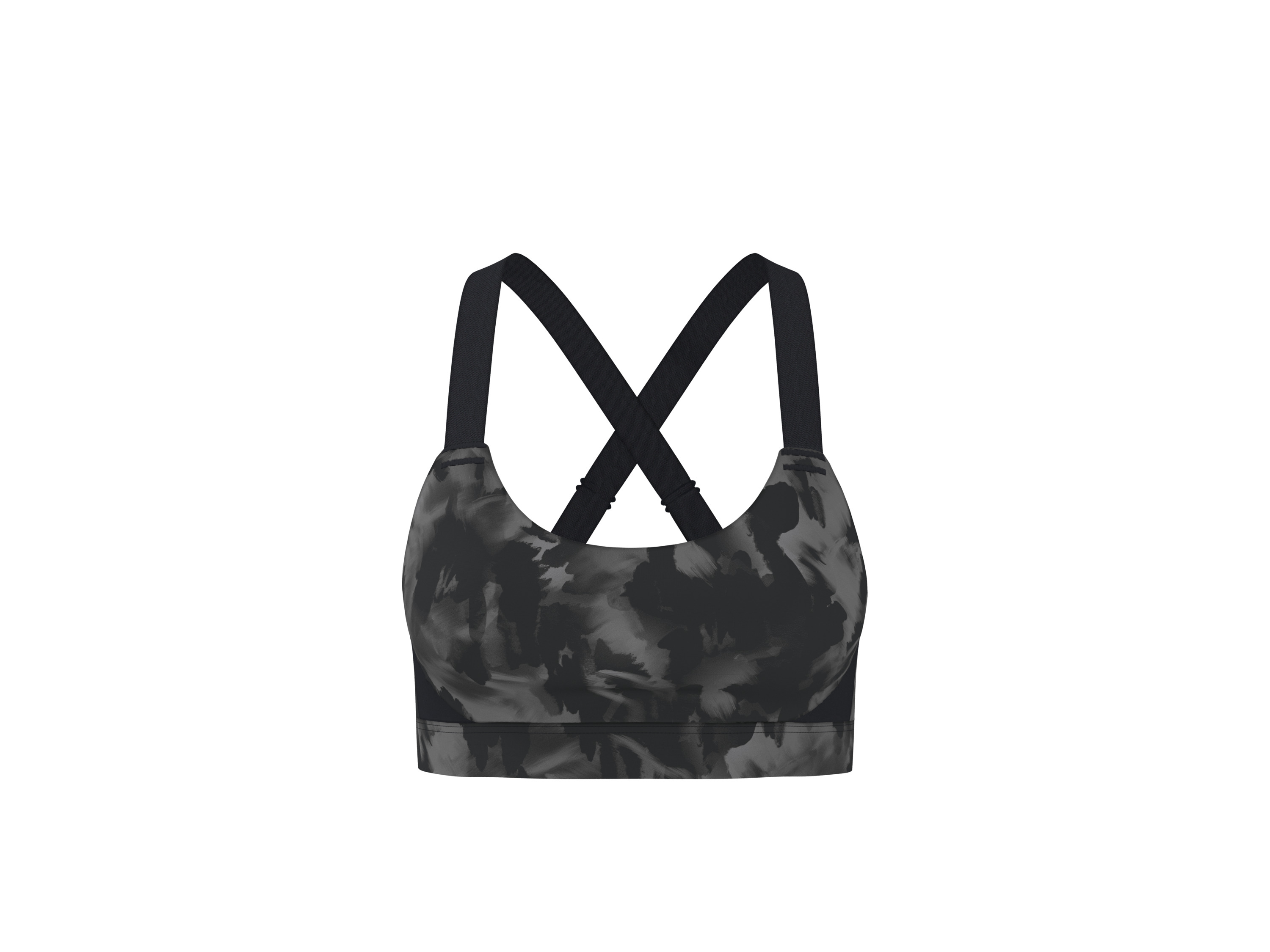 CRIVIT Damen Sportbustier, High-Level (Gemustert, XS(32/34)) - Farbe: mehrfarbig