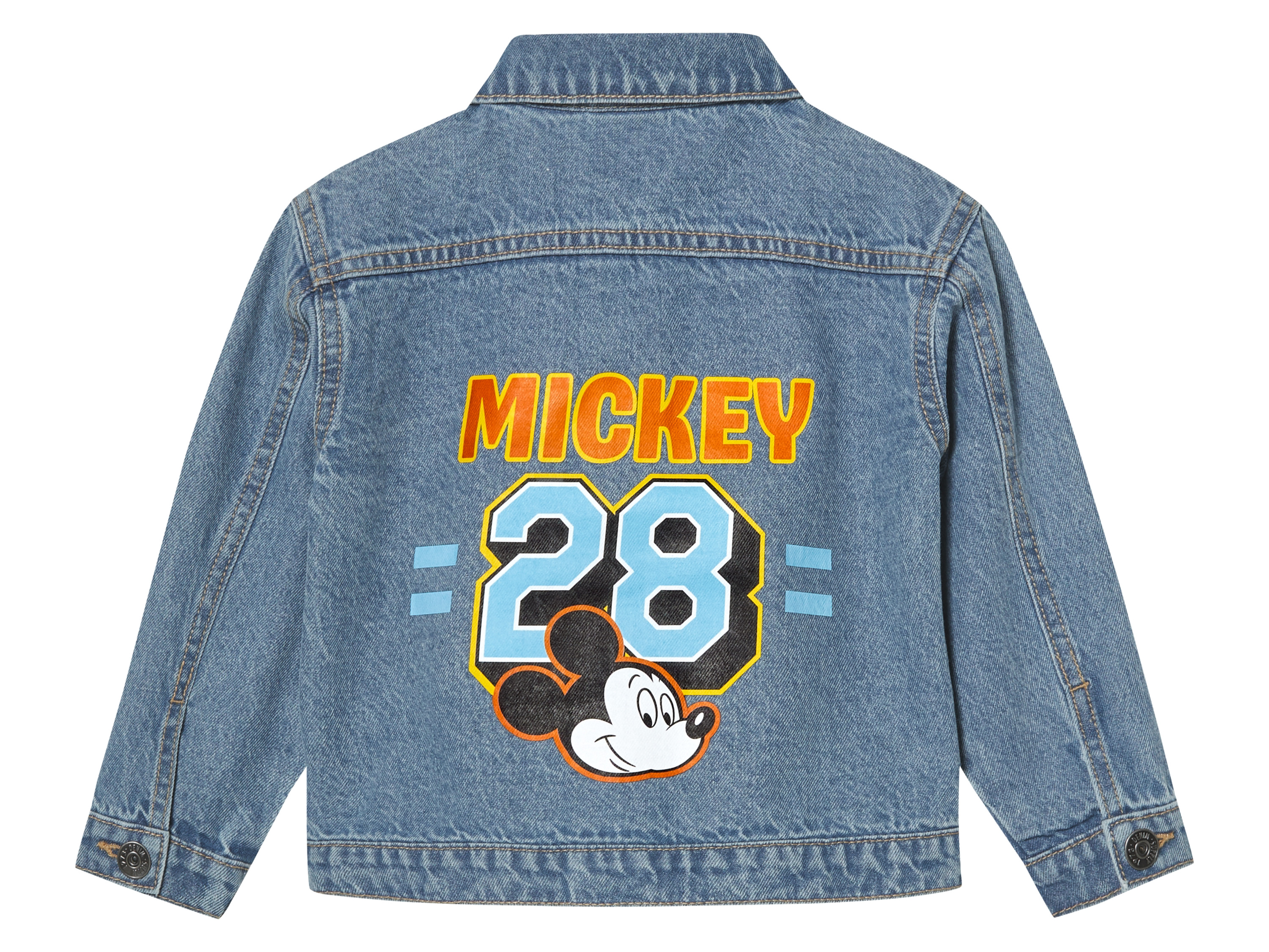 Thumbnail - Kleinkinder Jeansjacke (Mickey, 122/128)