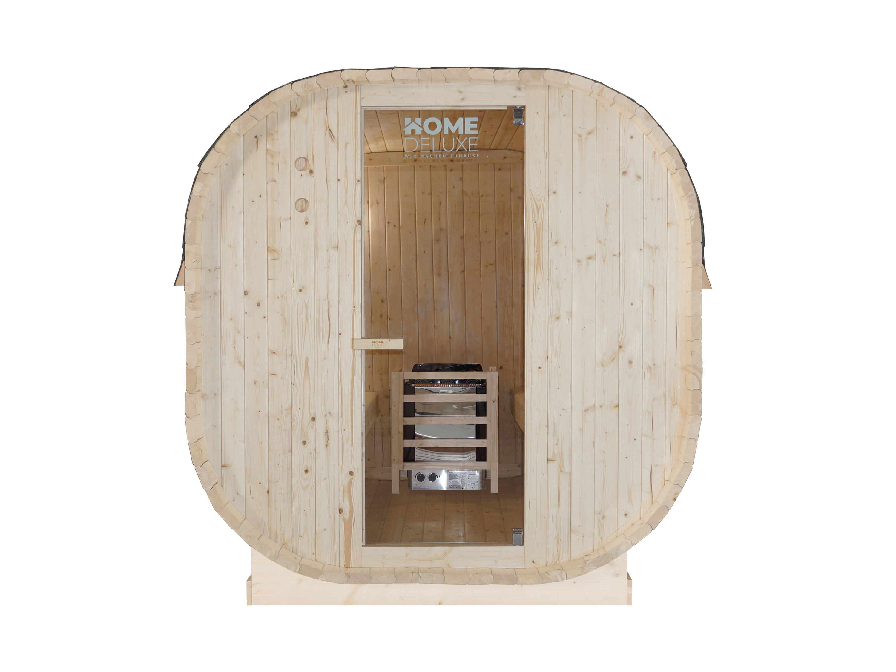Thumbnail - HOME DELUXE Outdoor Sauna »CUBE XL«