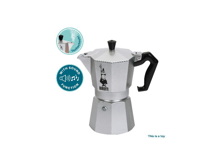 KLEIN Bialetti Spielzeug-Espressokocher mit Soundfunktion