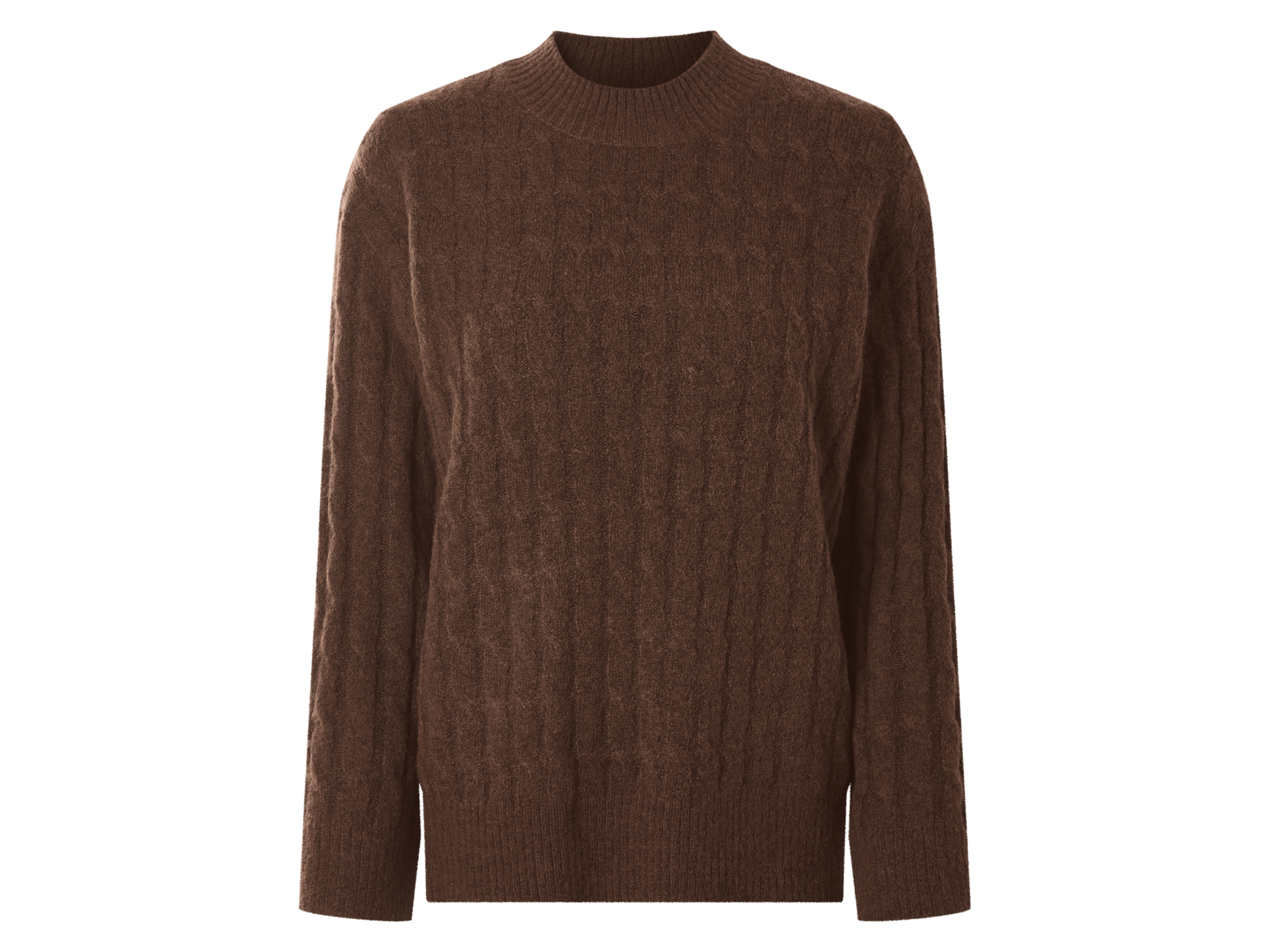 ESMARA® Damen Strickpullover (Braun, L (44/46))""
