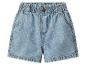 Kinder-Jeansshorts mit elastischem Bund und Taschen.