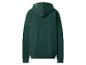 Dunkelgrüner Herren-Hoodie, Rückansicht