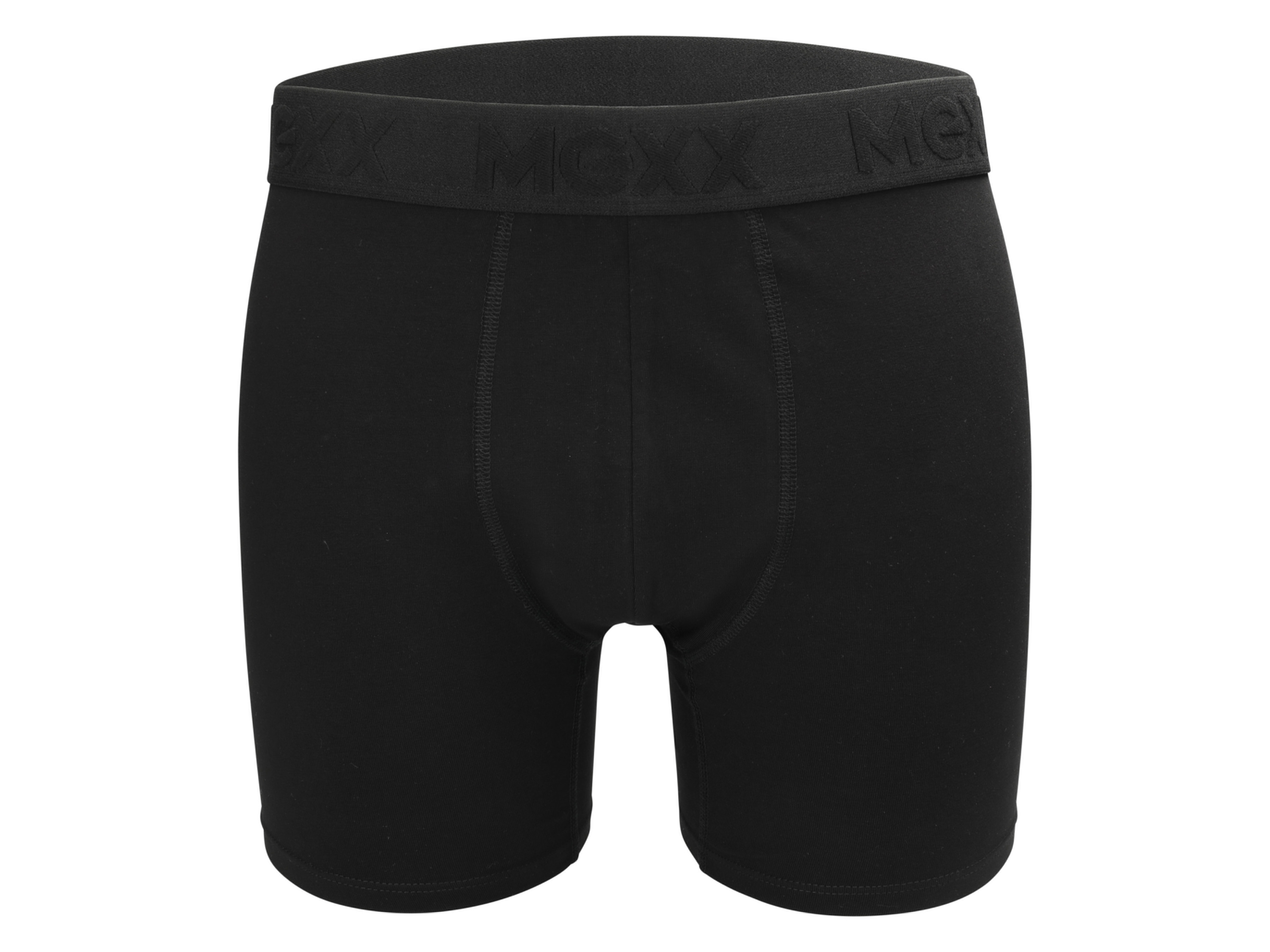 Thumbnail - MEXX Herren Boxer, 2 Stück (Black/Mid Grey Melee, M)