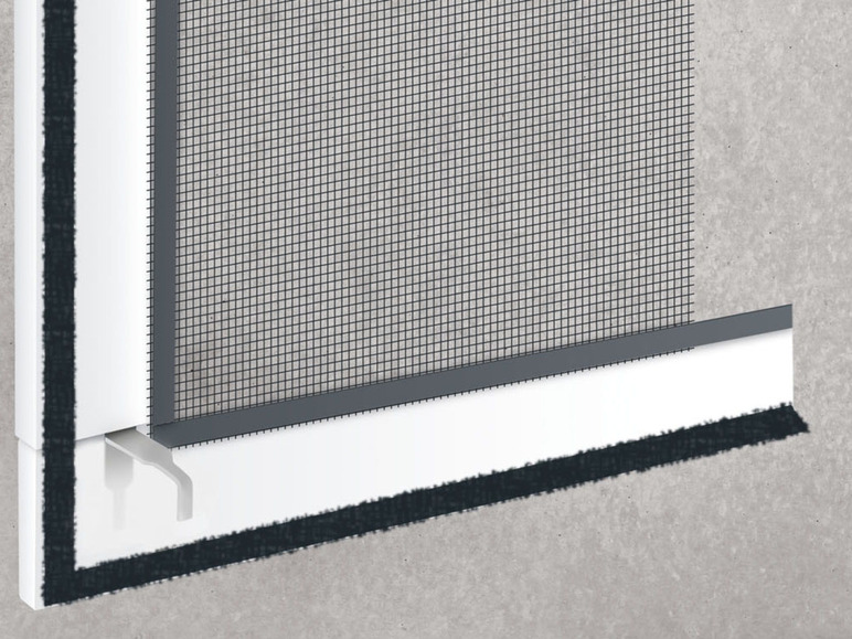 LIVARNO home Insektenschutz 100 für x 120 weiß, 3er cm, Set Fenster