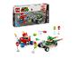 LEGO Super Mario Kart Set mit Baby Mario und Baby Luigi in Karts, mit der Box.