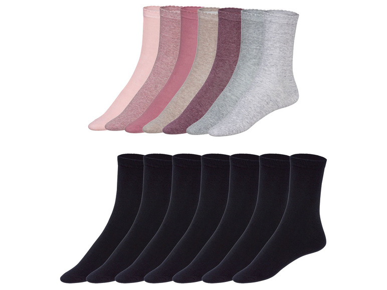 Go to full screen view: ESMARA® women's socks, 7 pairs - Image 1