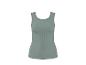 Geripptes Damen-Tanktop in Minzgrün