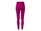 Fuchsiafarbene High-Waist-Sportleggings für Damen