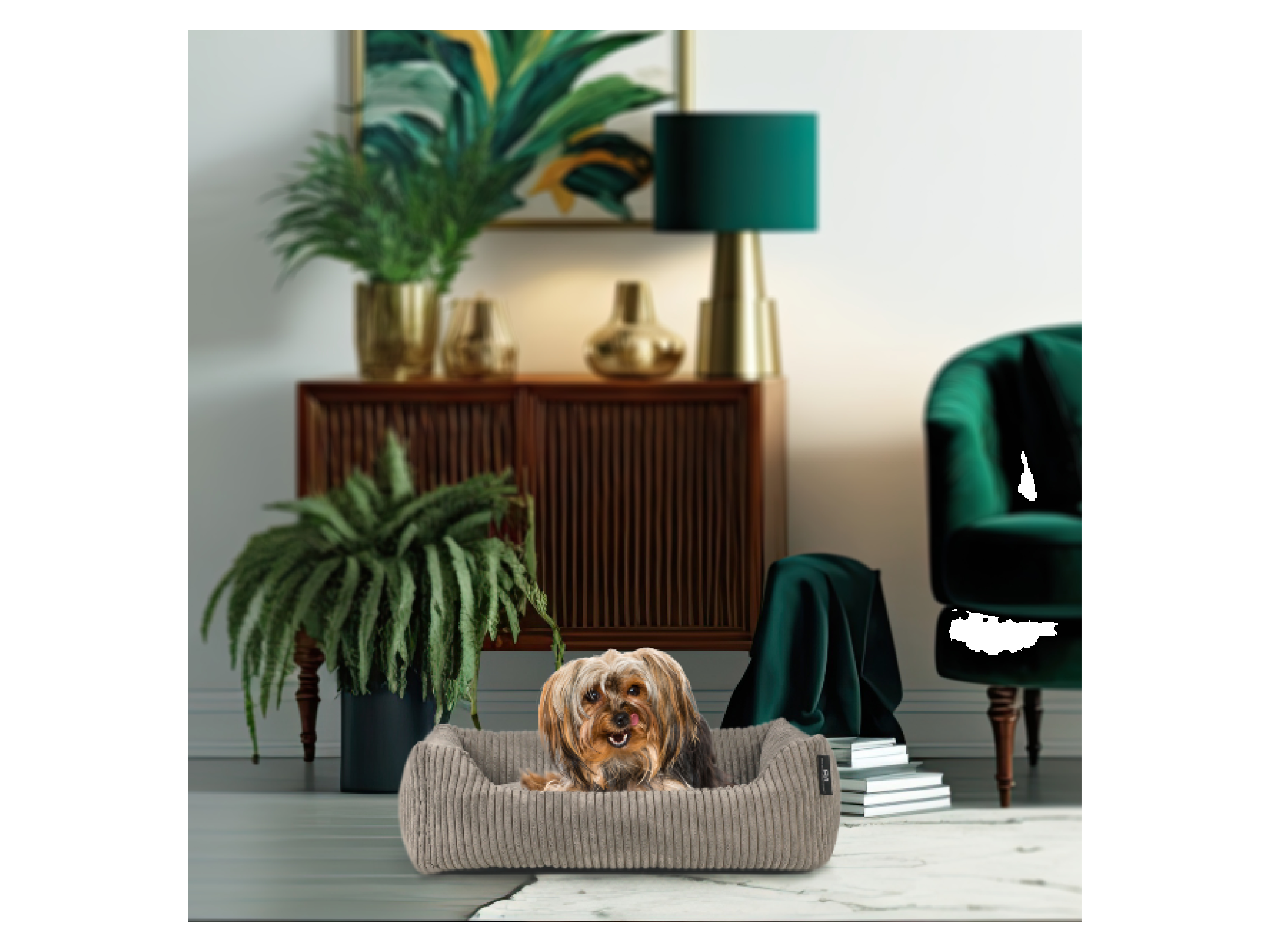 Thumbnail - ROHRSCHNEIDER Tierbett Milly (Taupe)