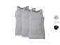 Drei graue Tanktops der Marke Liverdy.
