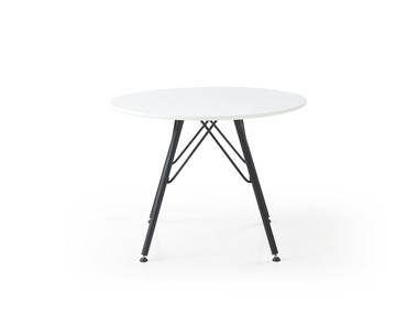 Homexperts Tisch »Fino« 100, weiß/schwarz