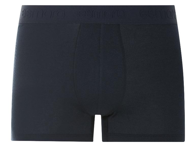 Dunkelblaue Esmara Herren-Boxershorts.
