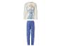 Kinderpyjama mit langen Ärmeln und langer Hose, mit Elsa-Aufdruck aus Die Eiskönigin.