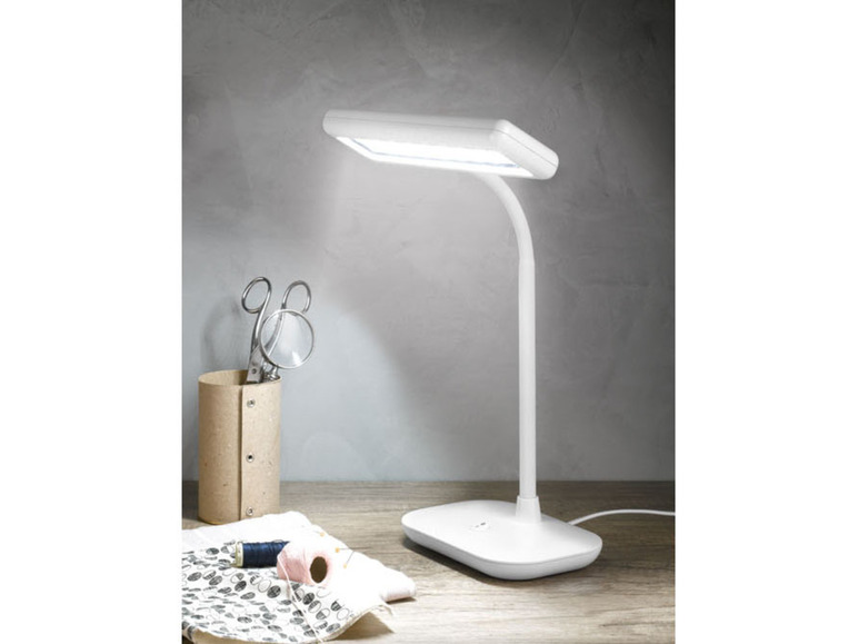 Gehe zu Vollbildansicht: LIVARNO home LED-Tageslichtleuchte mit flexiblem Hals, weiß - Bild 5