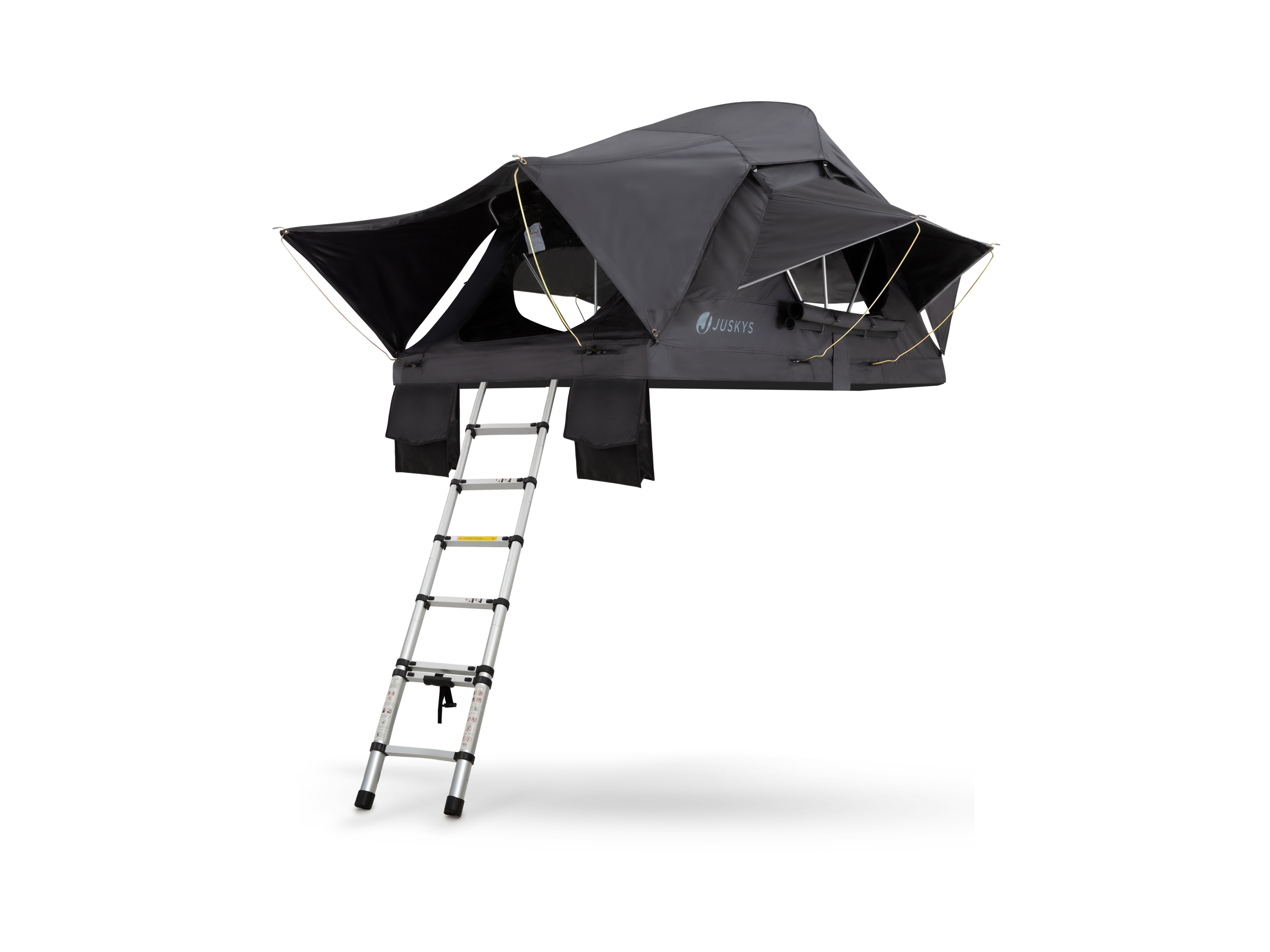 JUSKYS Autodachzelt Lago 140 x 240 cm (Schwarz)