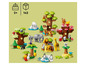 LEGO DUPLO Tiere, Bäume und Figuren, darunter ein Elefant, eine Giraffe und ein Panda.