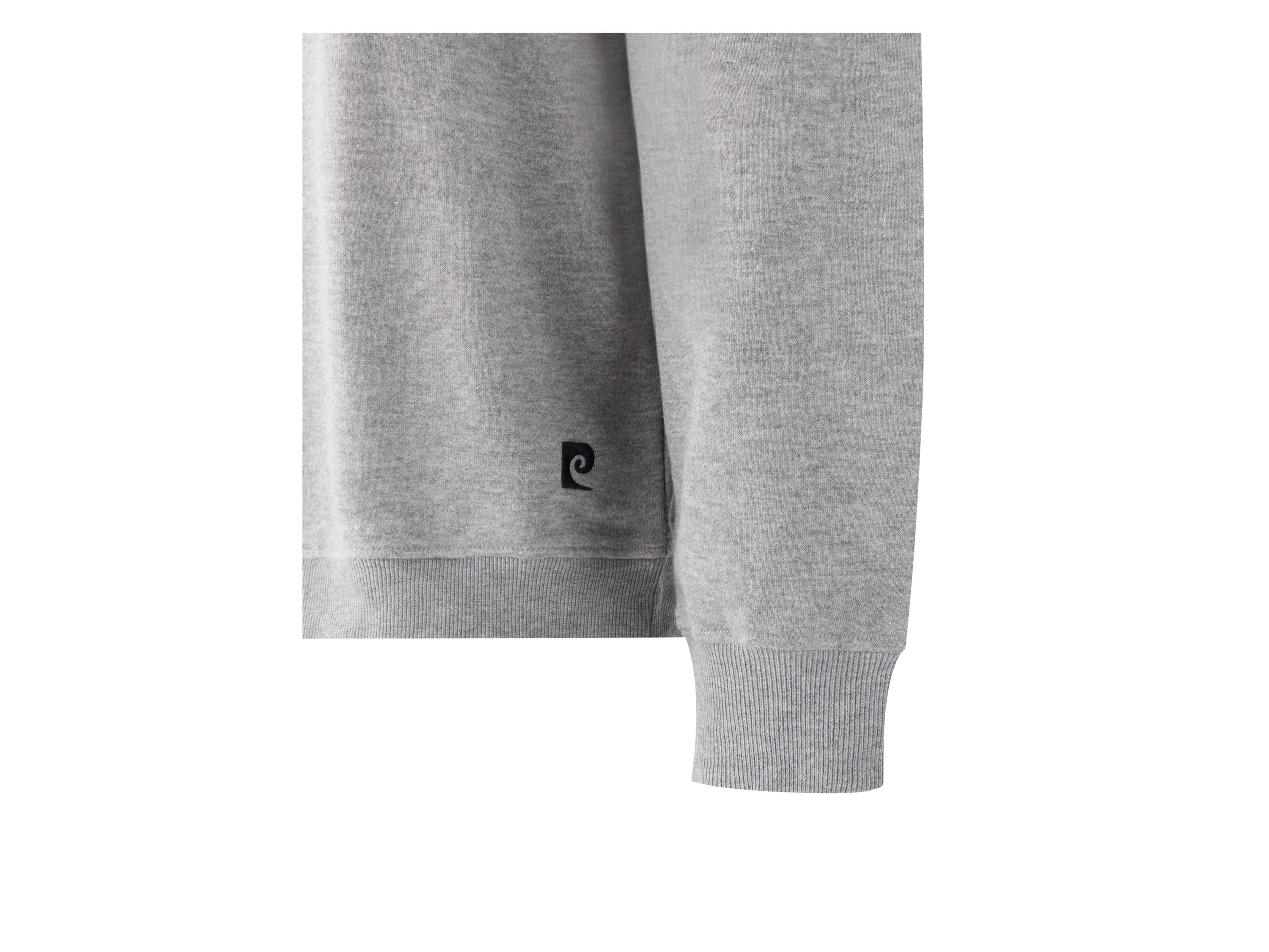 PIERRE CARDIN Herren Zip Troyer (graumelange, XL) – Bild 3 von 3
