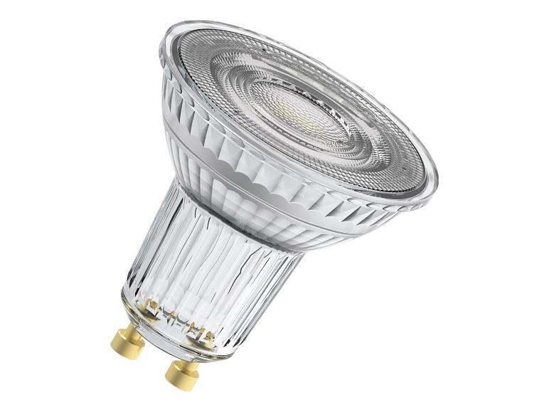 LED-Spotlicht mit GU10-Sockel und klarem Glas
