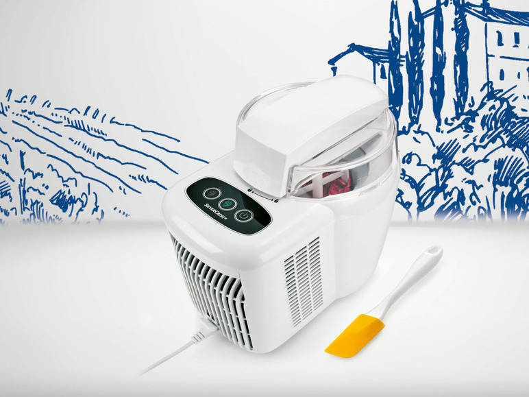 Gehe zu Vollbildansicht: SILVERCREST® KITCHEN TOOLS Eismaschine »SEM 90 C3«, selbstkühlend - Bild 9