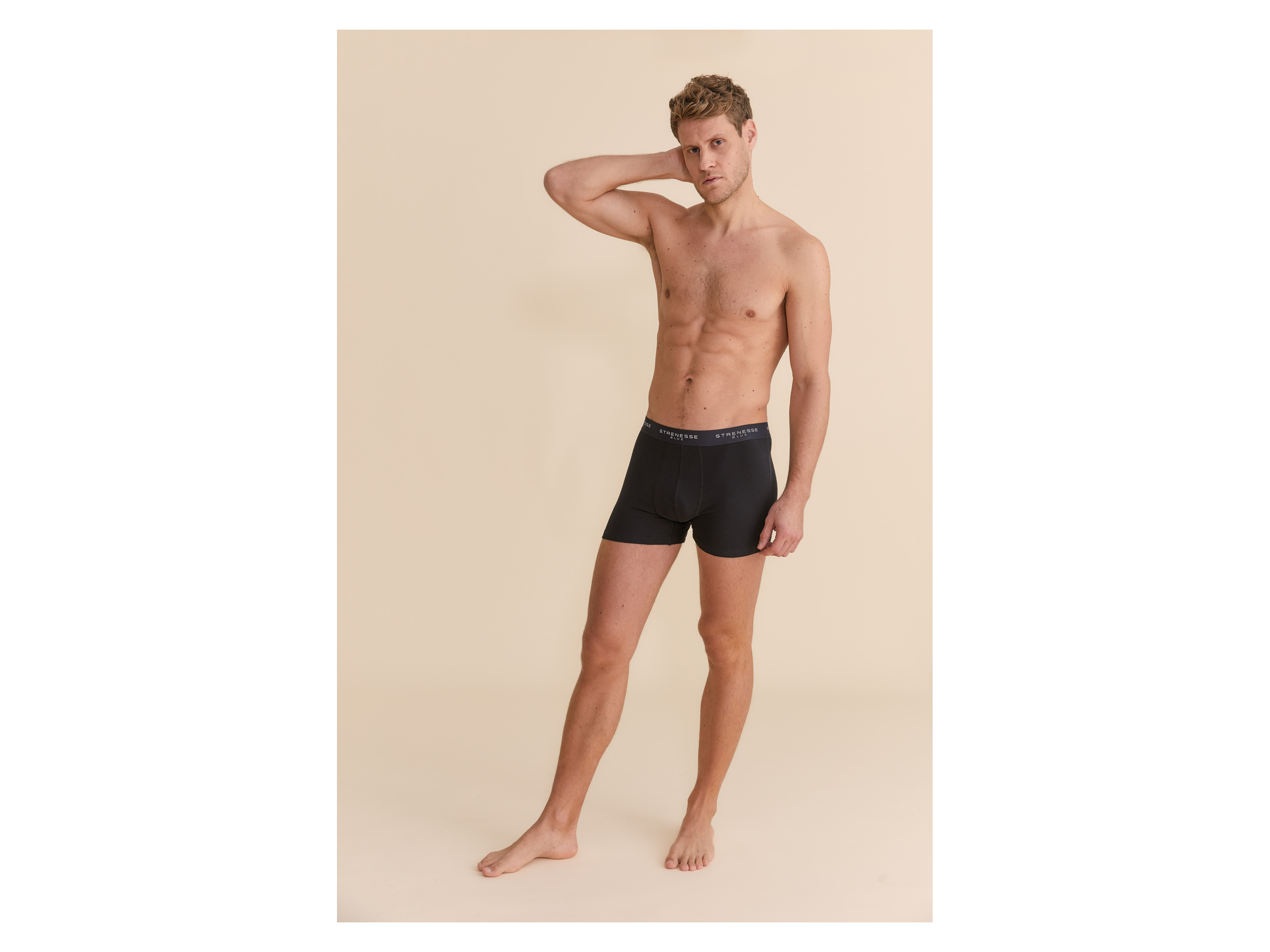 Thumbnail - Strenesse Blue Herren Boxer, 2 Stück (Schwarz, XL)