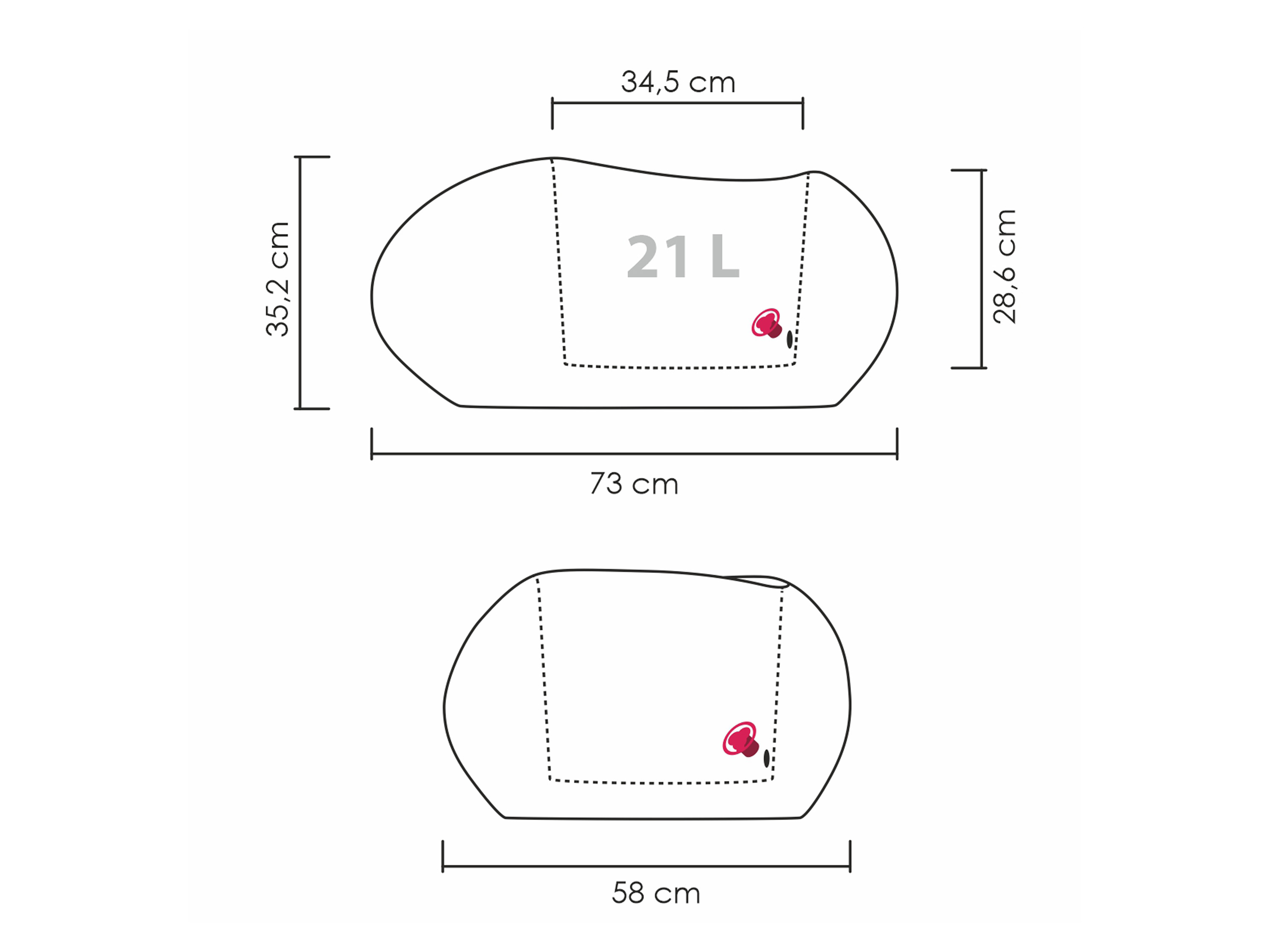 Thumbnail - Scheurich Pflanzgefäß Flow (Stony Grey, Ø 73 cm, Höhe 35 cm)