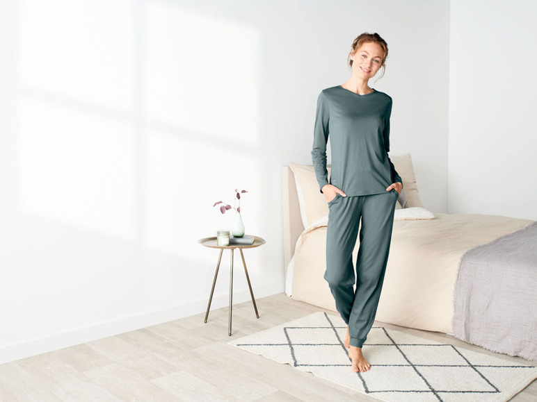 Gehe zu Vollbildansicht: esmara Damen Pyjama aus reiner Baumwolle - Bild 10