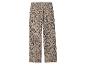 Beige Hose mit schwarzem Leopardenmuster