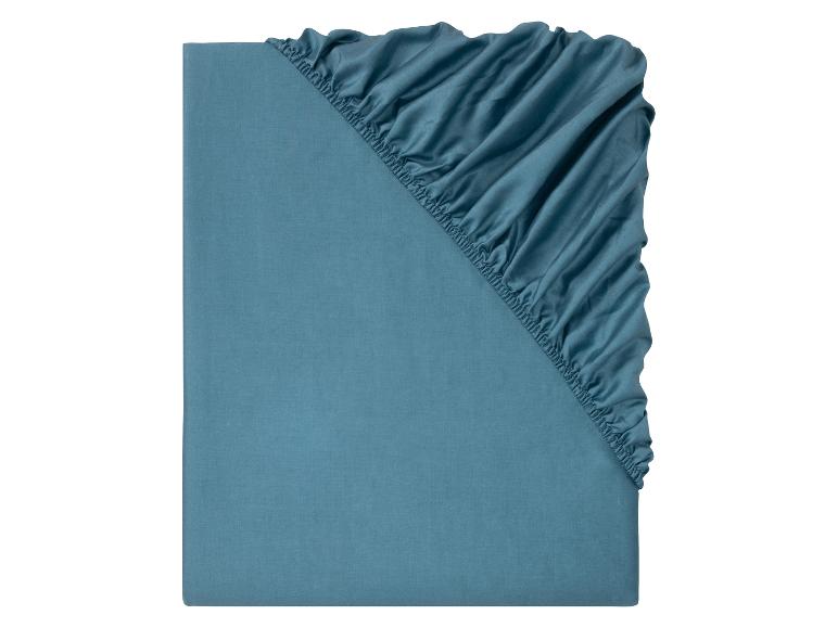 Satin-Spannbettlaken, 140-160 x 200 cm