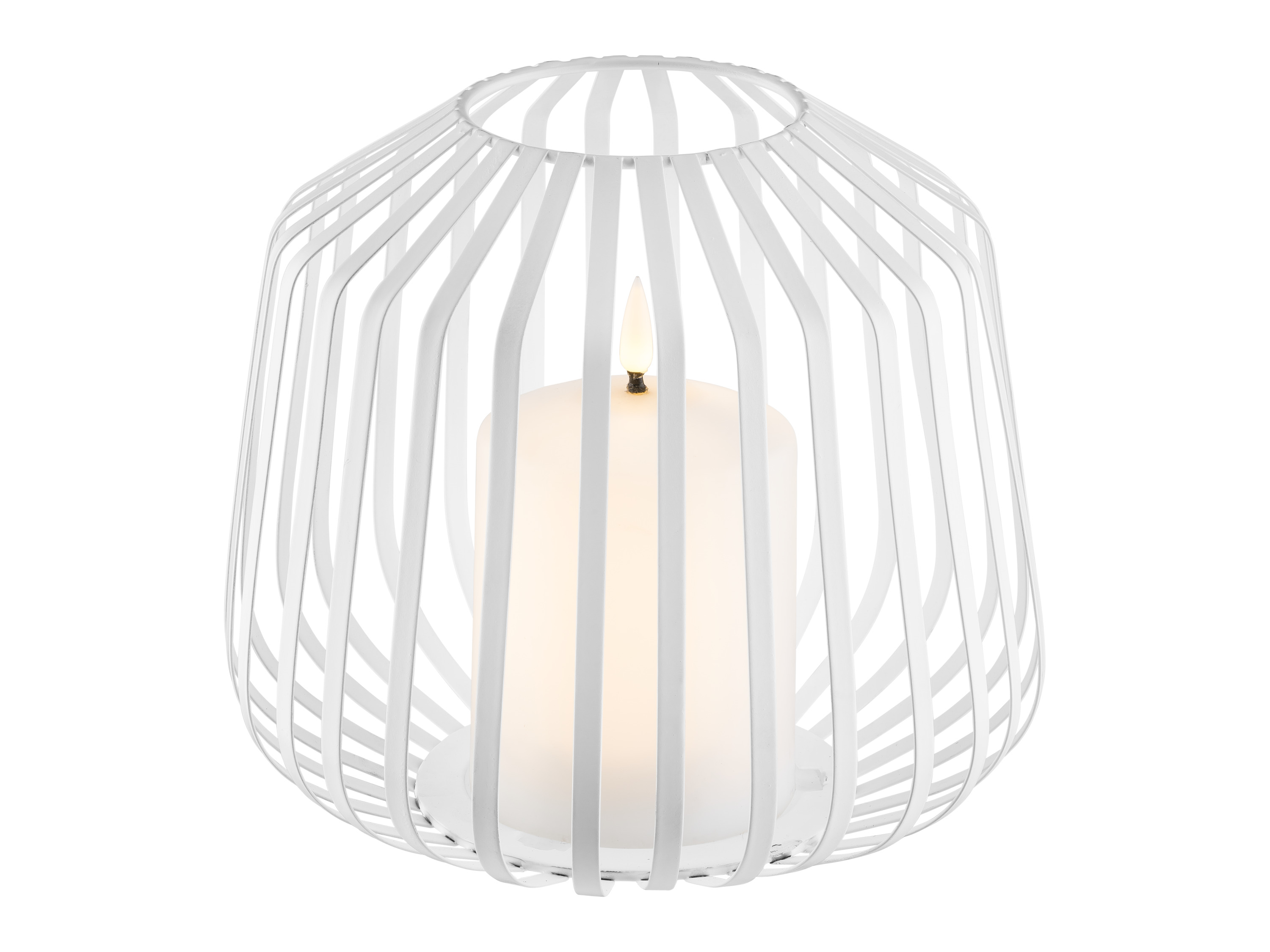 Thumbnail - LIVARNO home LED-Kerze im Metallkorb (Weiß)