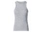 Einfaches geripptes graues Tanktop