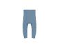Blaue gerippte Baby-Leggings