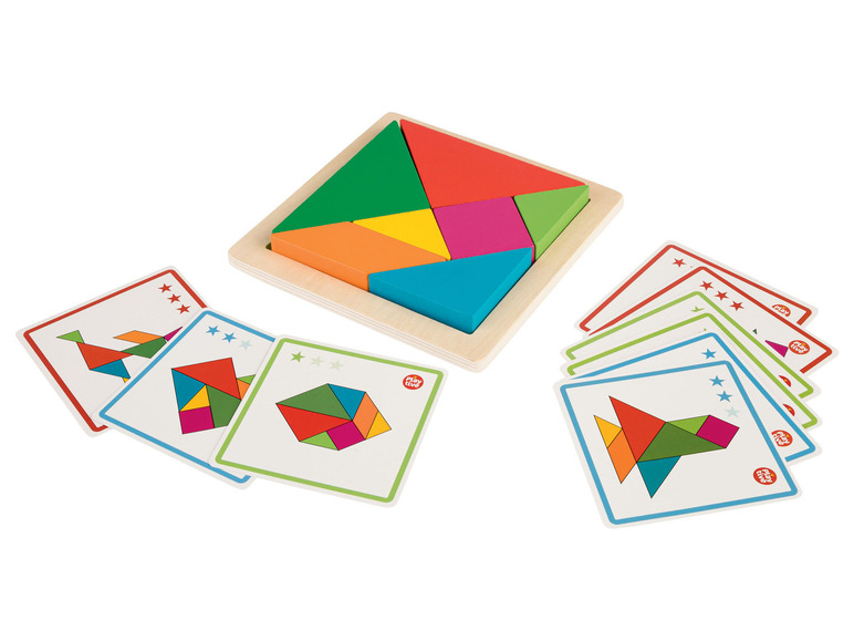 Gehe zu Vollbildansicht: Playtive Holz Regenbogen Legespiel Montessori - Bild 7