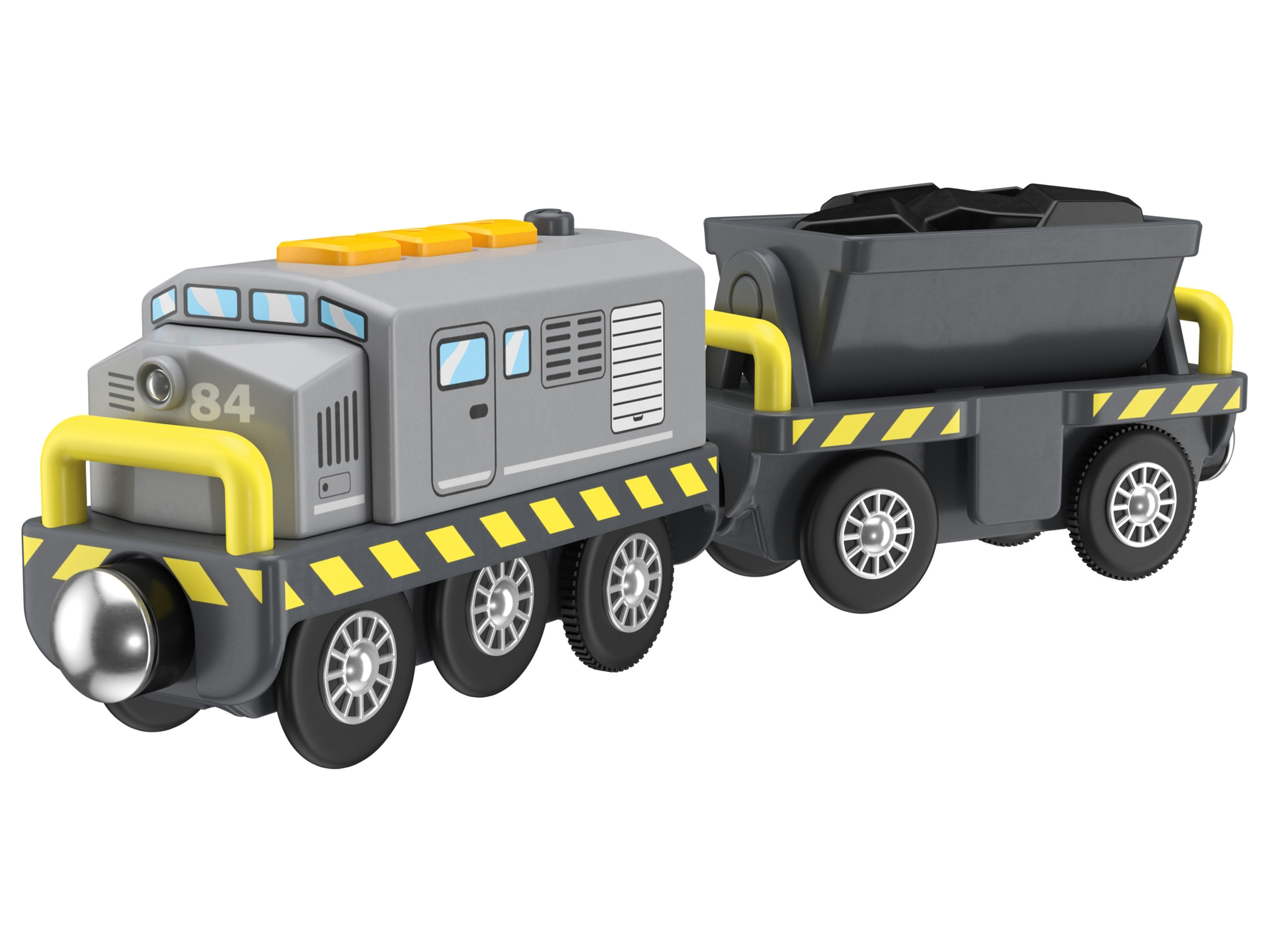 LUPILU® Elektrische Lok, 3-teilig (Elektrische Diesellok)