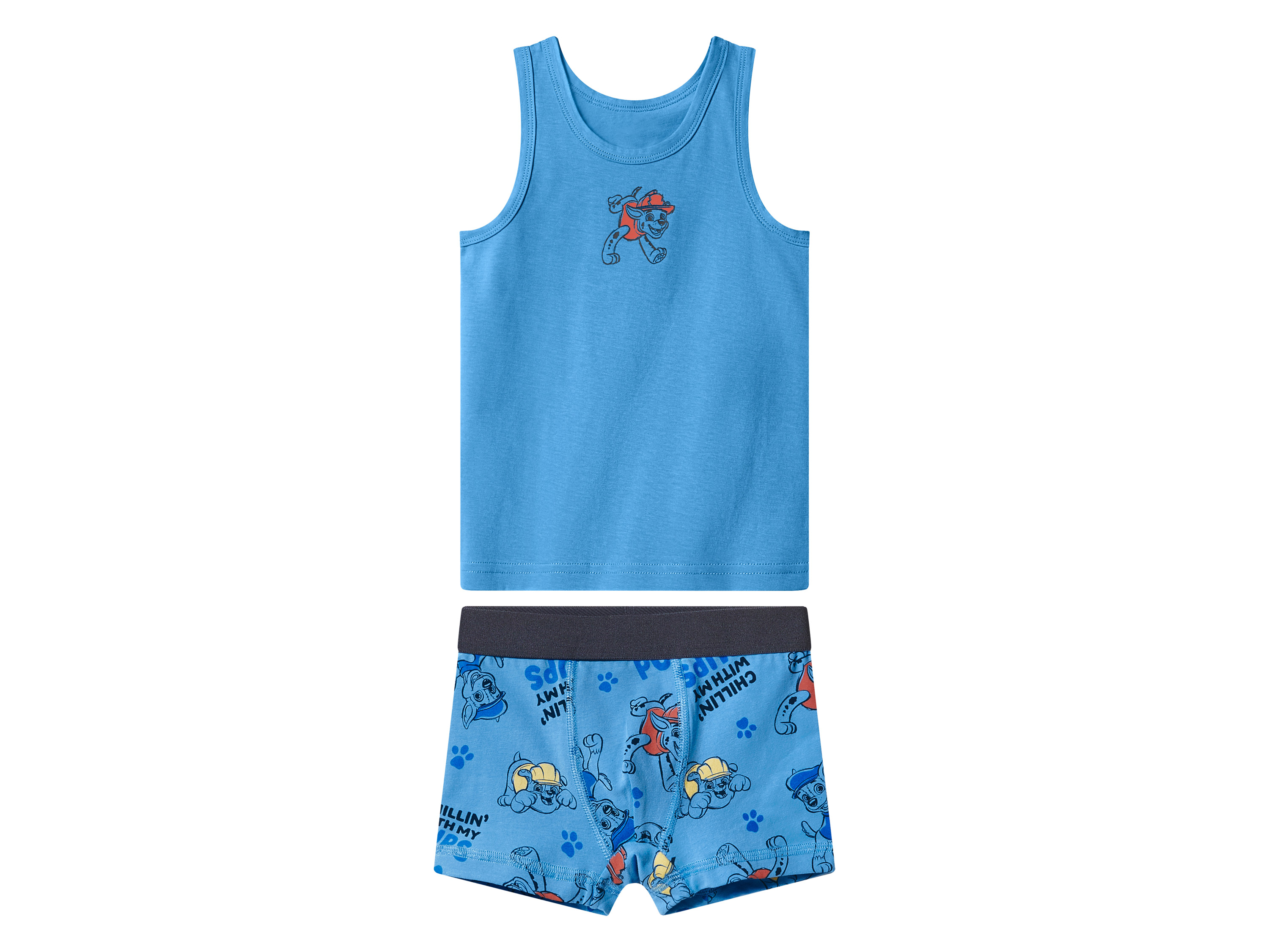 LUPILU® Kleinkinder Unterwäsche-Set »Paw Patrol«, 2-teilig (Blau, 122/128)