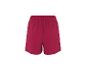Dunkelrote Damenshorts mit elastischem Bund