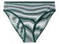 Grün-weiß gestreifter Slip