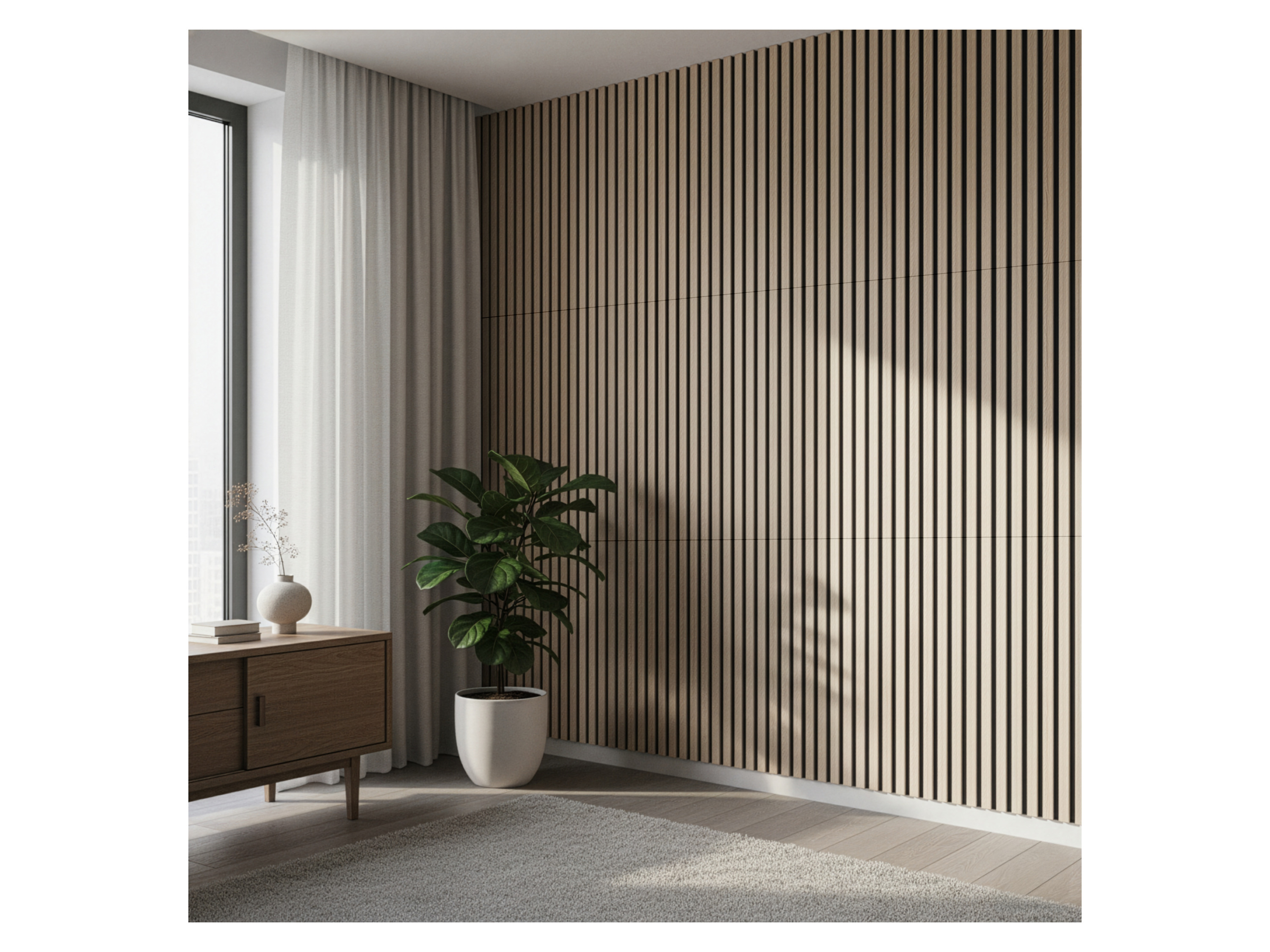 HOME DELUXE SONIC Akustikpaneel (1 x 80 x 40 cm, light oak) – Bild 2 von 4