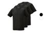 Drei schwarze Parkside Herren-T-Shirts.