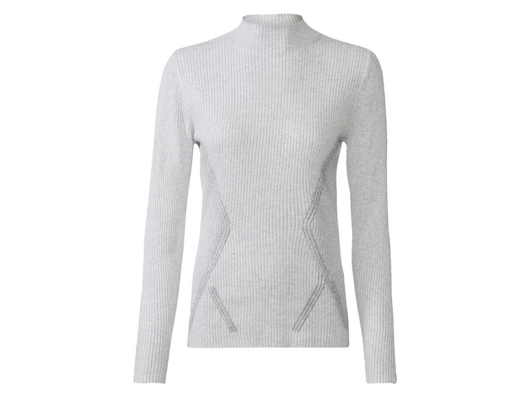 Gehe zu Vollbildansicht: esmara Damen Pullover mit weichem Stehkragen - Bild 6