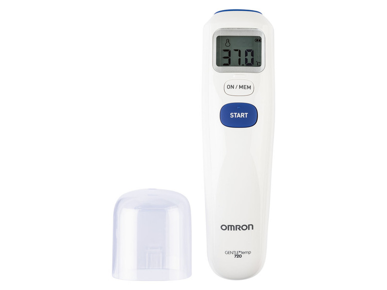 Gehe zu Vollbildansicht: Omron Kontaktloses Fieberthermometer »TEMP720«, Infrarot-Stirnthermometer - Bild 1