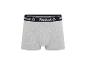 Graue Reebok Boxershorts mit schwarzem Bund und weißem Logo